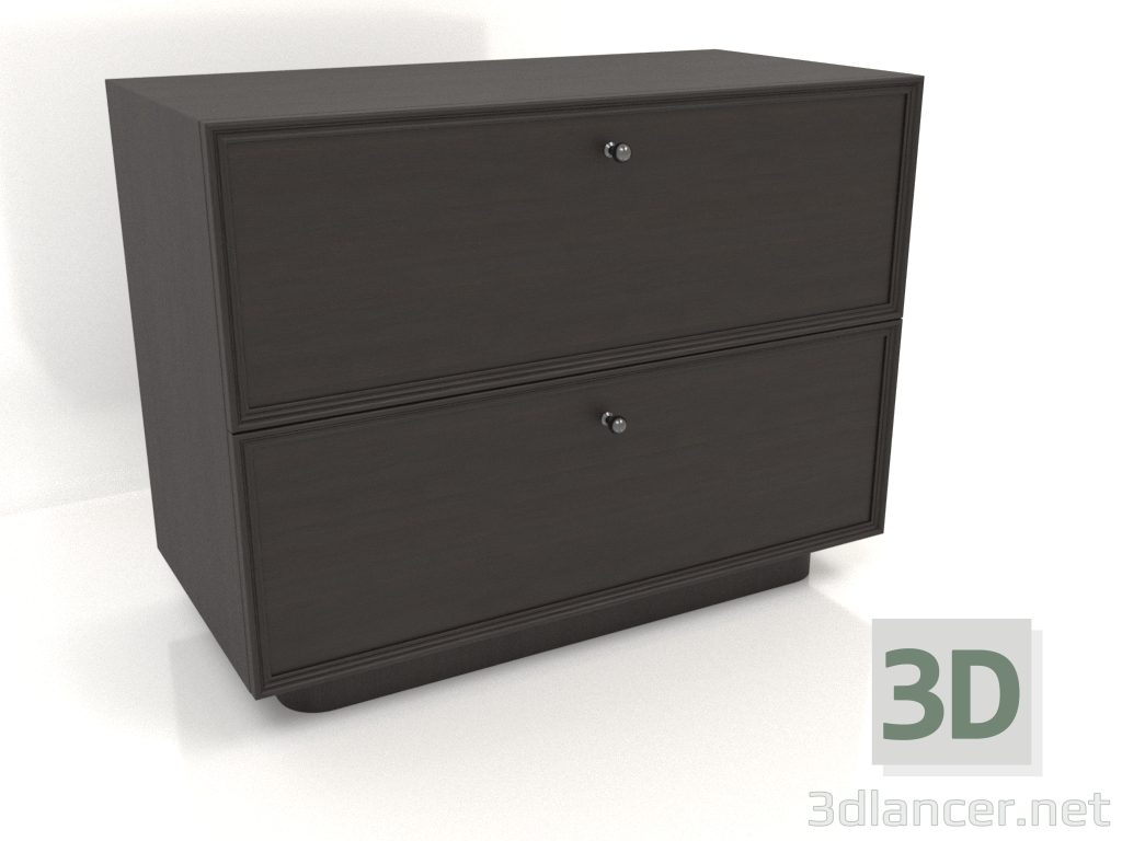 Modelo 3d Armário TM 15 (800x400x621, madeira castanho escuro) - preview