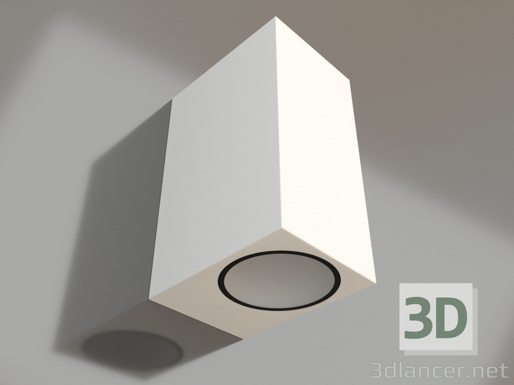 3d model Wall street lamp (6515) - preview