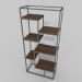 3d Bookshelf concept model buy - render