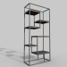 3d Bookshelf concept model buy - render