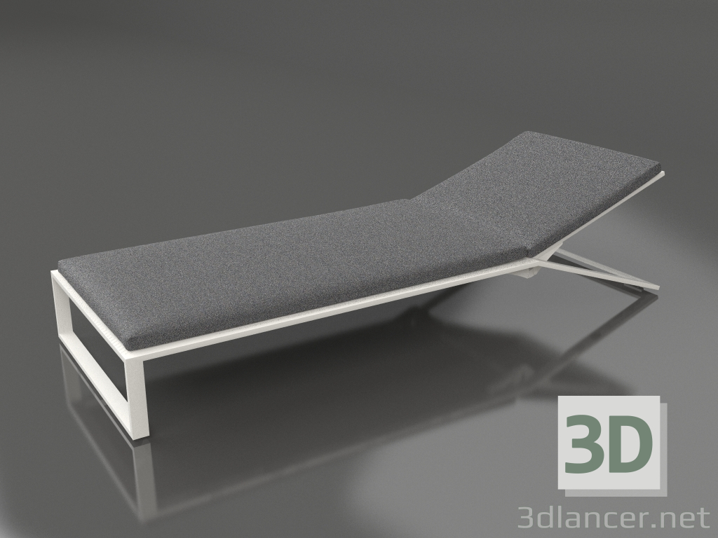 3d model Chaise longue (gris ágata) - vista previa