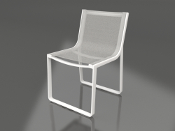 Chaise de salle à manger (Blanc)