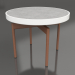 modèle 3D Table basse ronde Ø60 (Blanc, DEKTON Kreta) - preview