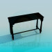 3d model Narrow table - preview