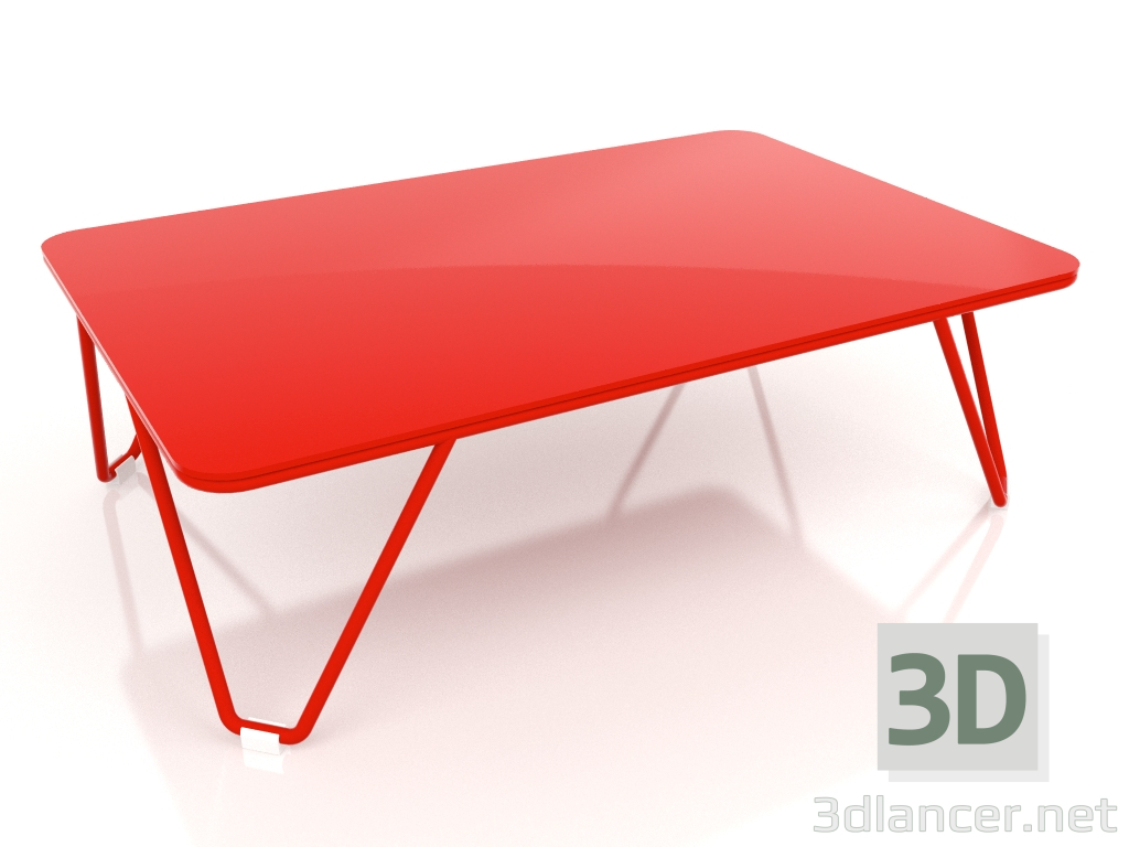 modèle 3D Table basse (Rouge) - preview