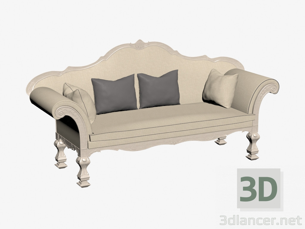 3D modeli Classic sofa - önizleme