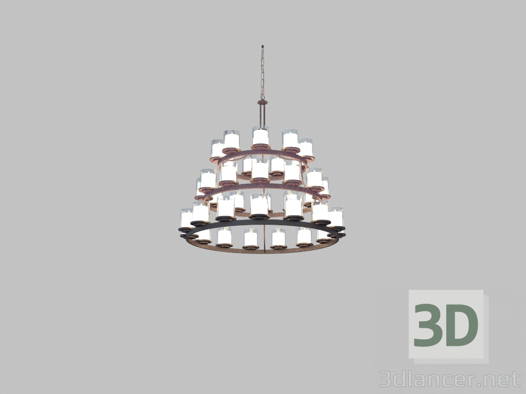 3d model Chandelier (35015 + 12 + 9C) - preview