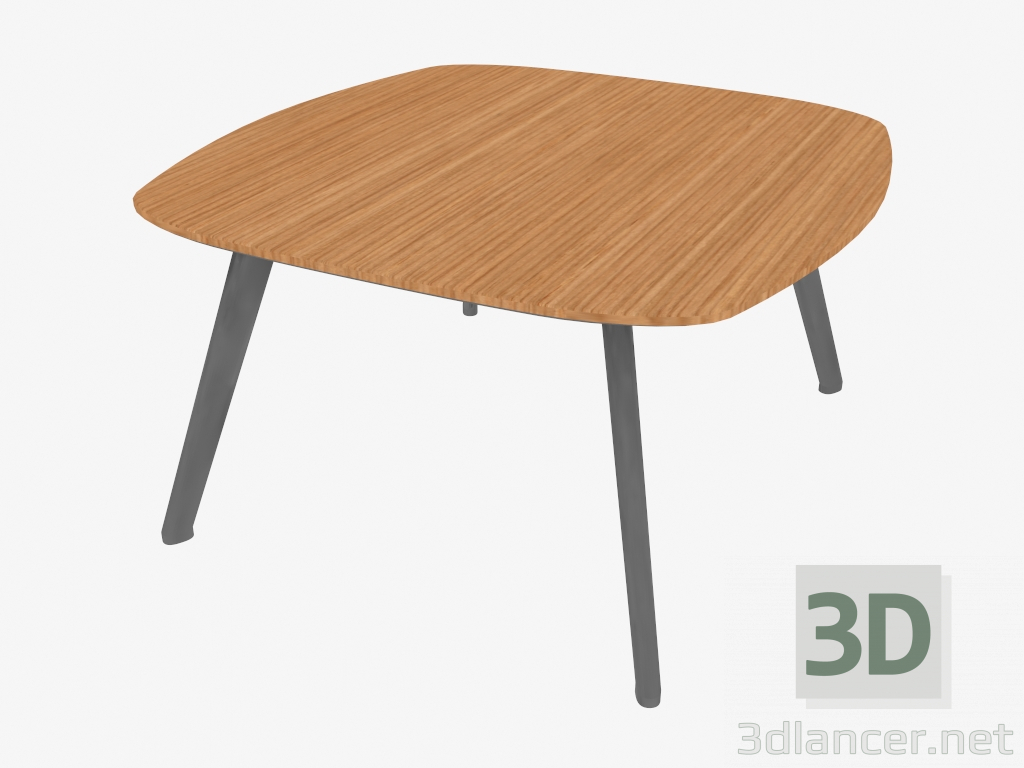 3d model Mesa de centro (roble 60x60x36) - vista previa