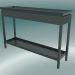 3d model Newport console with 2 drawers and a shelf - preview