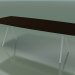 3d model Soap-shaped table 5421 (H 74 - 100x240 cm, legs 150 °, veneered L21 wenge, V12) - preview