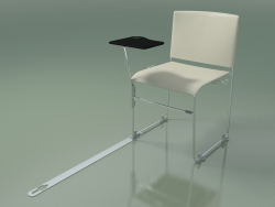 Silla apilable con accesorios 6600 (polipropileno marfil, CRO)