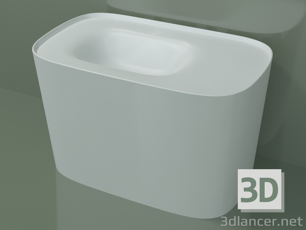 3d model Lavabo sobre encimera (sx, L 80, P 48, H 50 cm) - vista previa