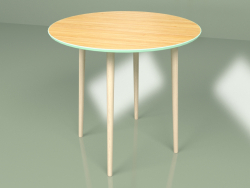 Milieu de table Spoutnik 80 cm placage (vague de mer)