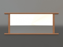 Miroir ZL 26 (1400x570, bois rouge)