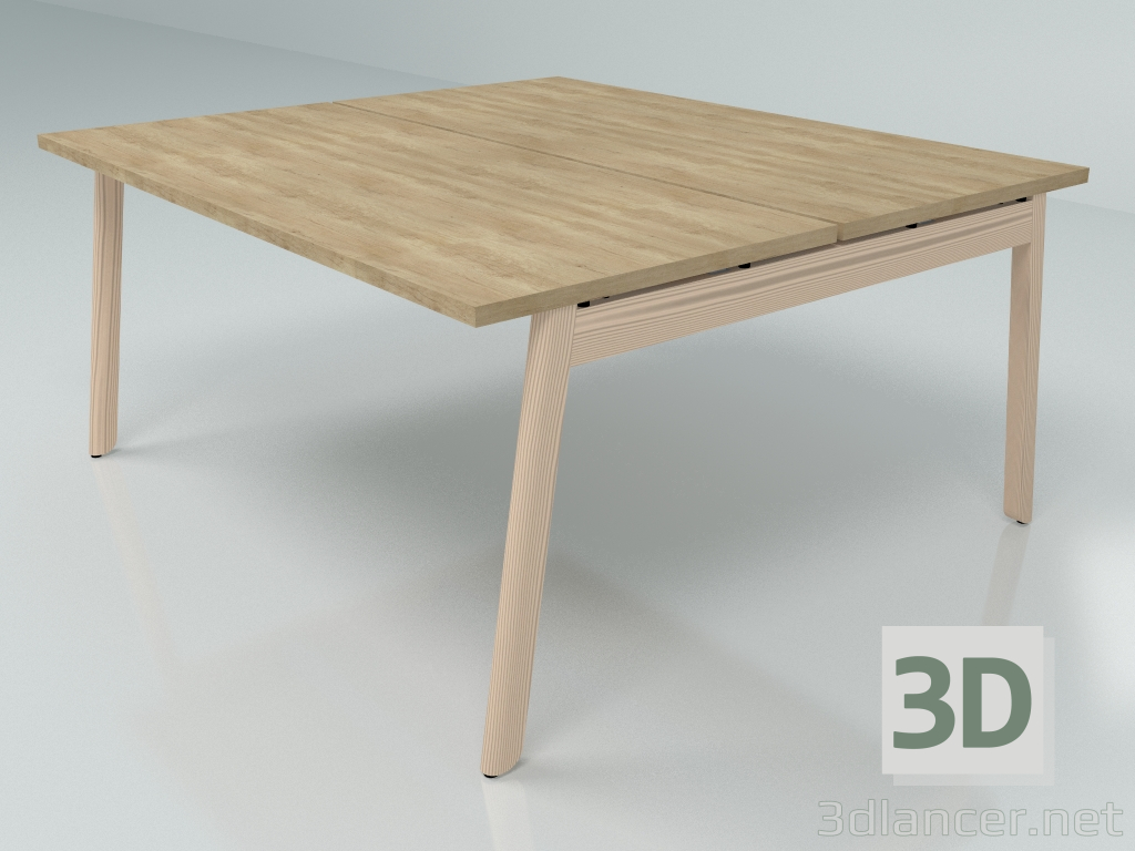 3d модель Стіл робочий Ogi B Bench Slide BOB46 (1600x1410) – превью