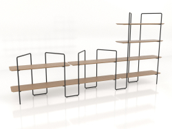 Rack modular (composición 21 (07+03+U))