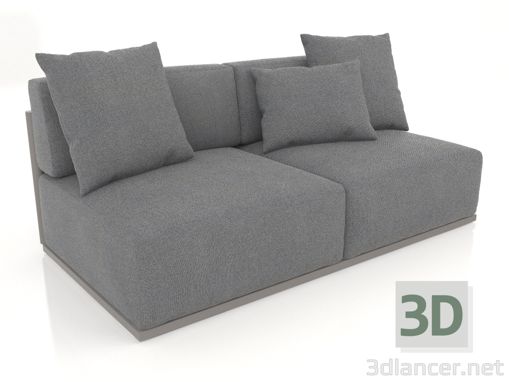 3d модель Диванный модуль секция 4 (Quartz grey) – превью