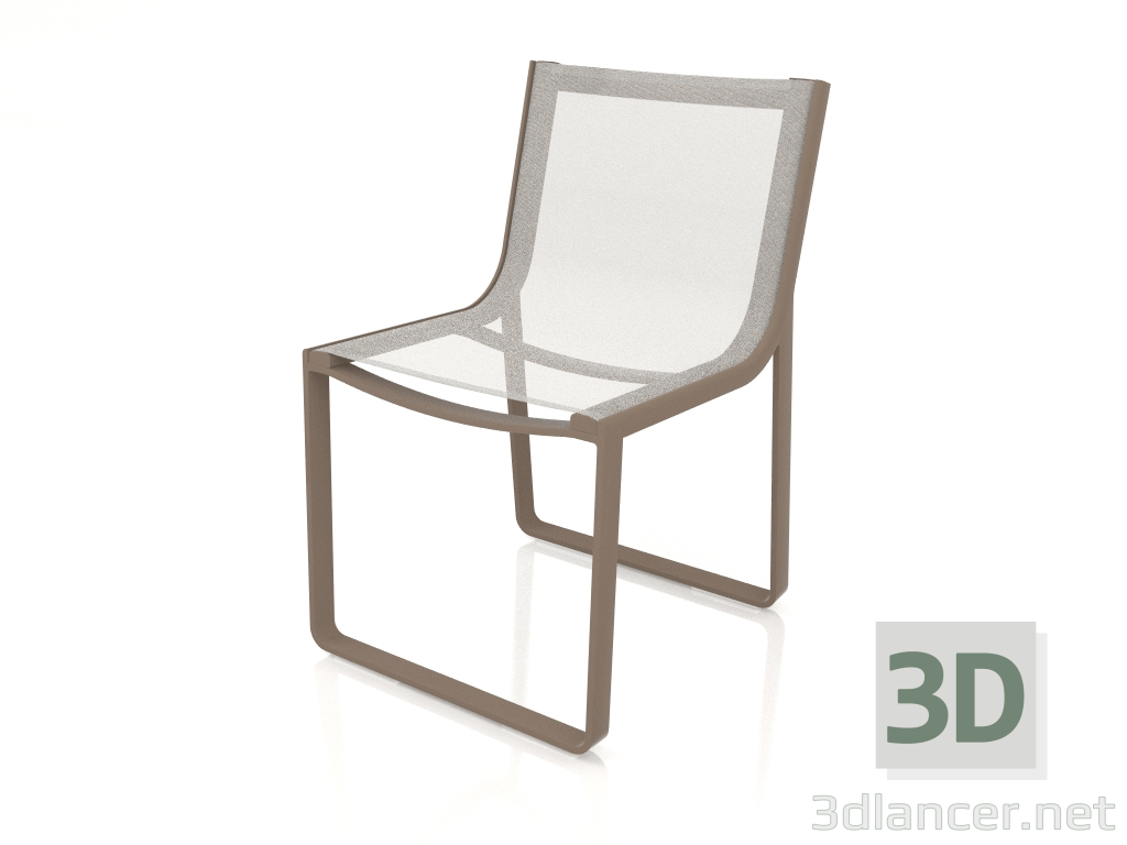 modèle 3D Chaise de salle à manger (Bronze) - preview