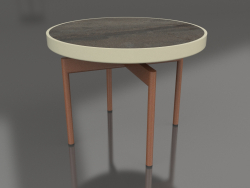 Mesa de centro redonda Ø60 (Oro, DEKTON Radium)