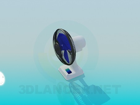 modello 3D Ventilatore da tavolo - anteprima