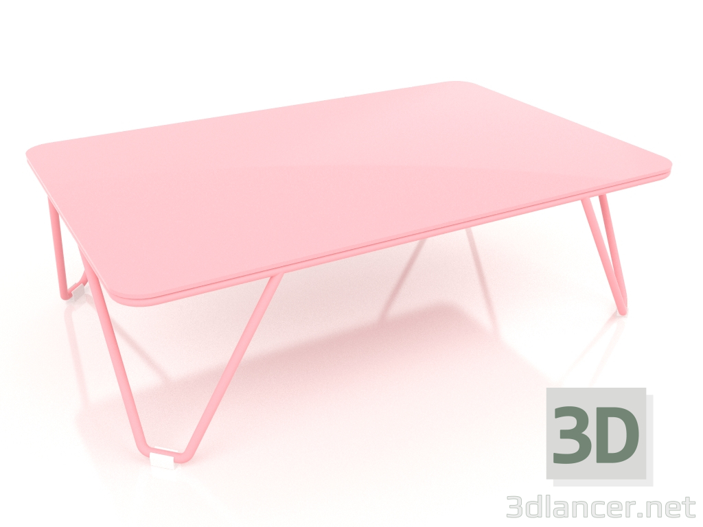 3D Modell Couchtisch (Rosa) - Vorschau