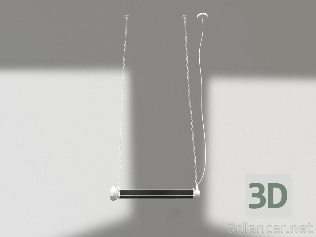 Modelo 3d Candeeiro suspenso Prime L (Branco) - preview