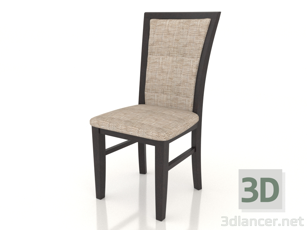 3D modeli Londra sandalyesi (Wenge) - önizleme