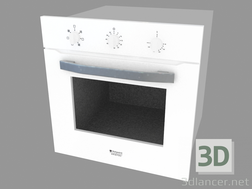 3d model Horno (FH 51 WH) - vista previa