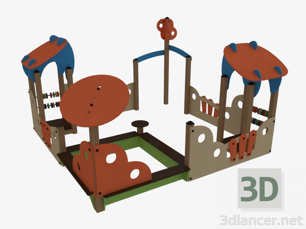 3d model Complejo de juegos para niños (V5311) - vista previa