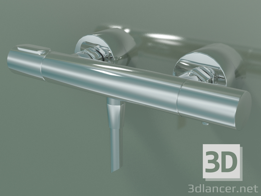 3d model Termostato de ducha para instalación vista (34635000) - vista previa