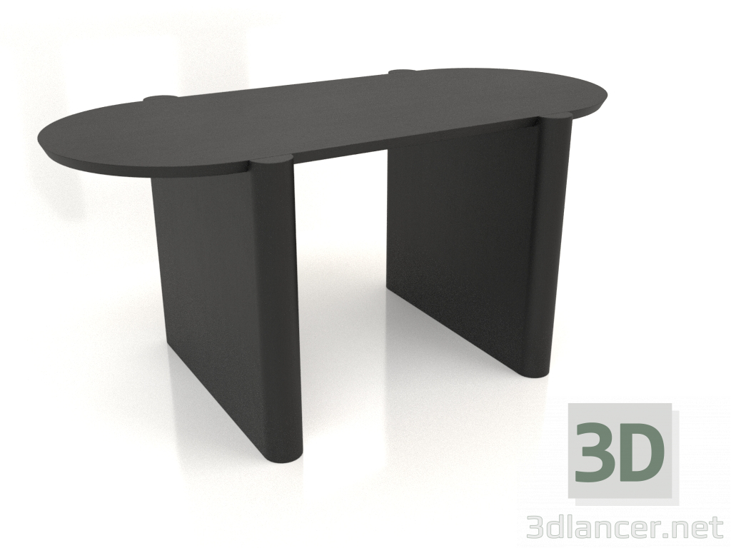 3D Modell Tisch DT 06 (1600x800x750, Holz schwarz) - Vorschau