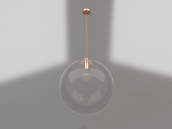 Pendant Mercury transparent (with copper fasteners) (07564-35.21)