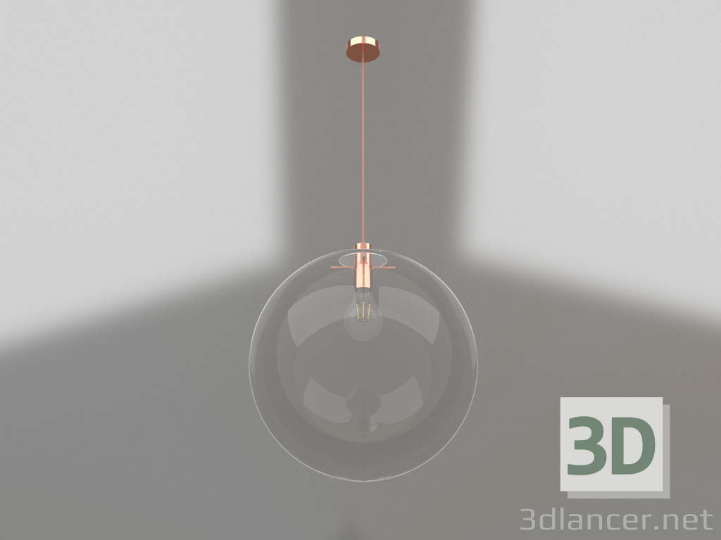 3d model Colgante Mercury transparente (con cierres de cobre) (07564-35.21) - vista previa