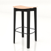 3d model Bar stool Nora (dark) - preview