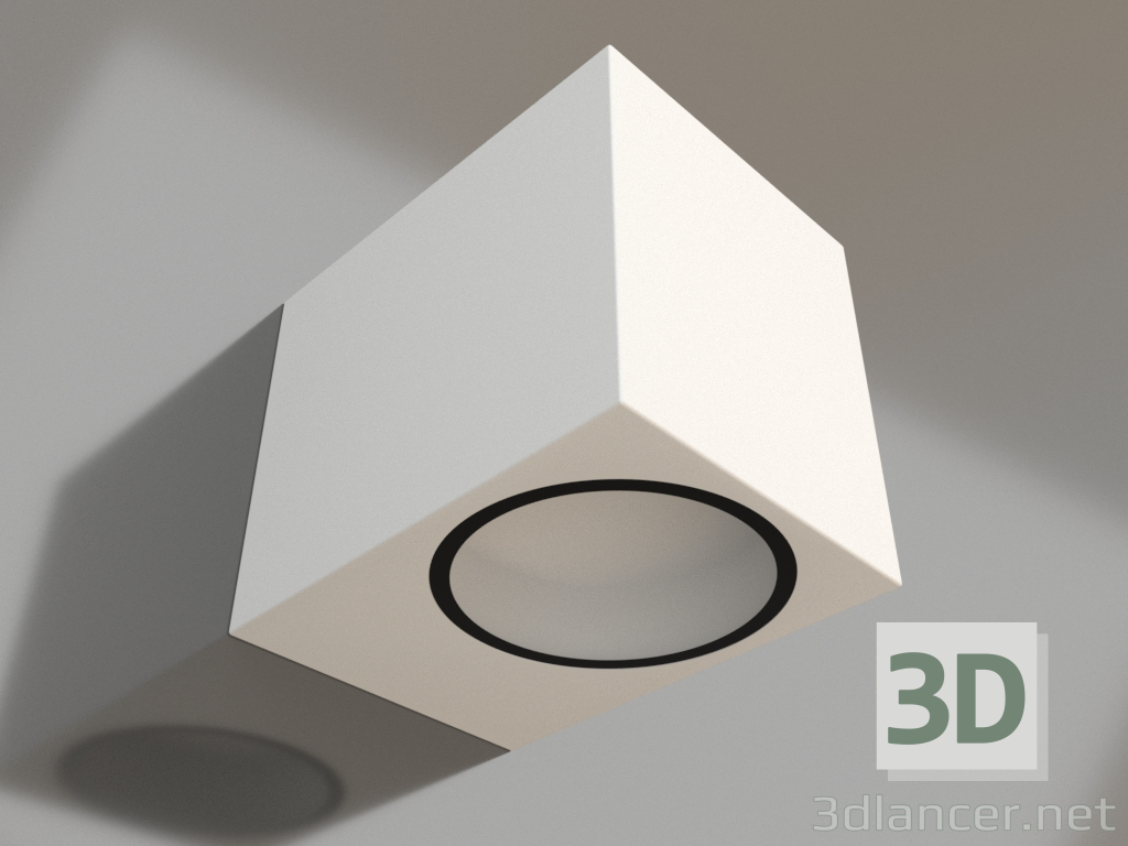 modèle 3D Lampadaire mural (6517) - preview