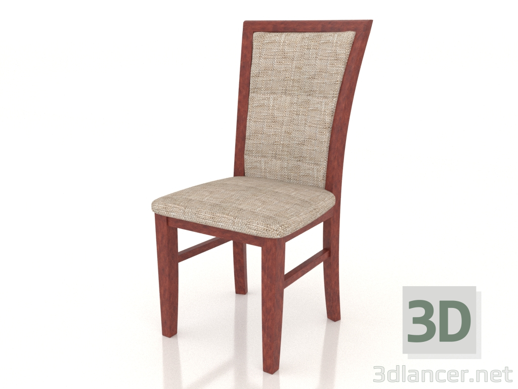 3d model Silla London (Cereza) - vista previa