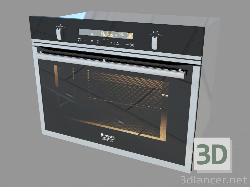 modello 3D Forno a microonde da incasso (MWK 424 X) - anteprima