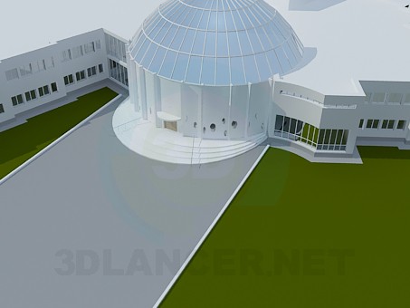 modèle 3D Bâtiment - preview