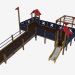 3d model Children's play complex (U0001) - preview