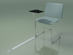 Silla apilable con accesorios 6600 (polipropileno gasolina, CRO)