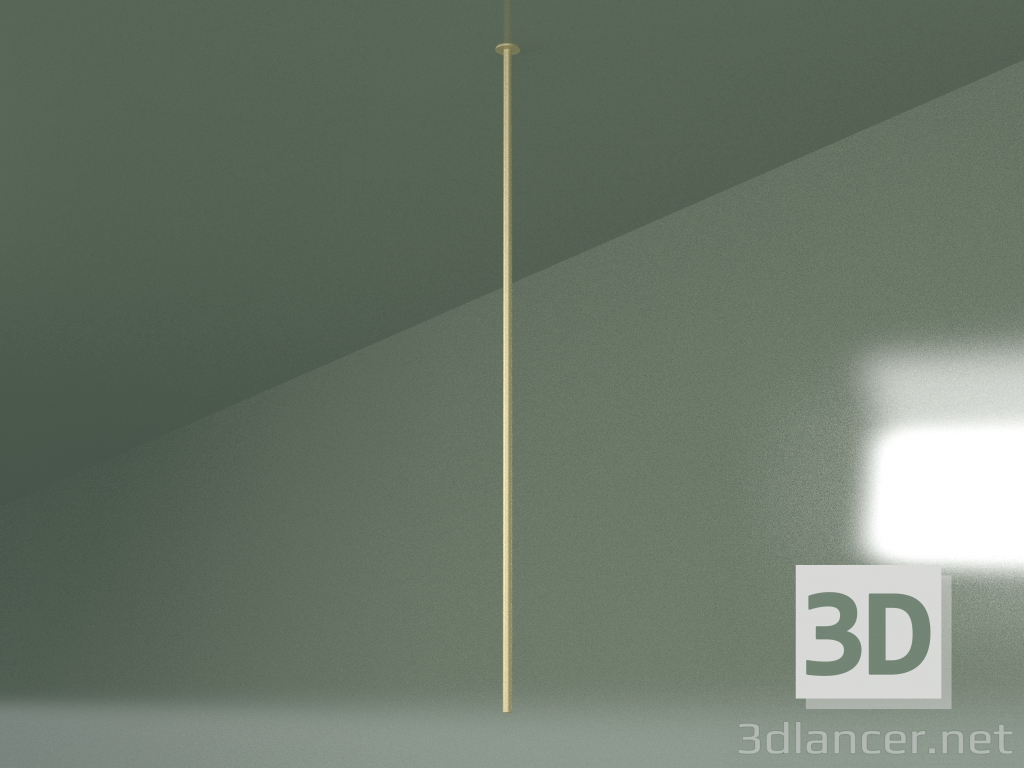 modello 3D Staffa per soffitto doccia H 1650 mm (BD002, OC) - anteprima