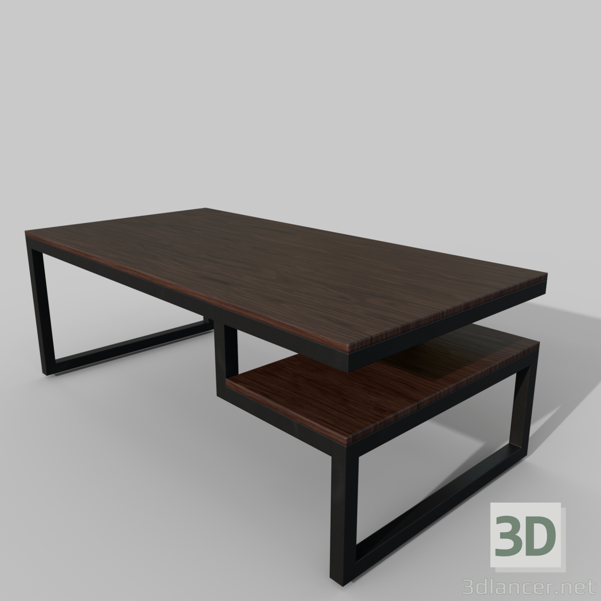 mesa de centro 3D modelo Compro - render