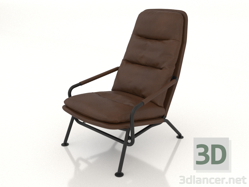 Modelo 3d Cadeira reclinável - preview