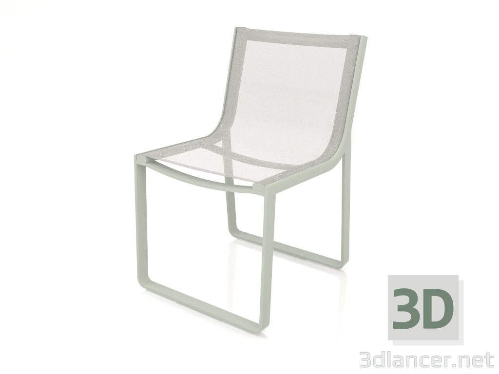 3d model Silla de comedor (Gris cemento) - vista previa