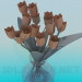 3d model Tulips in a Vase - preview