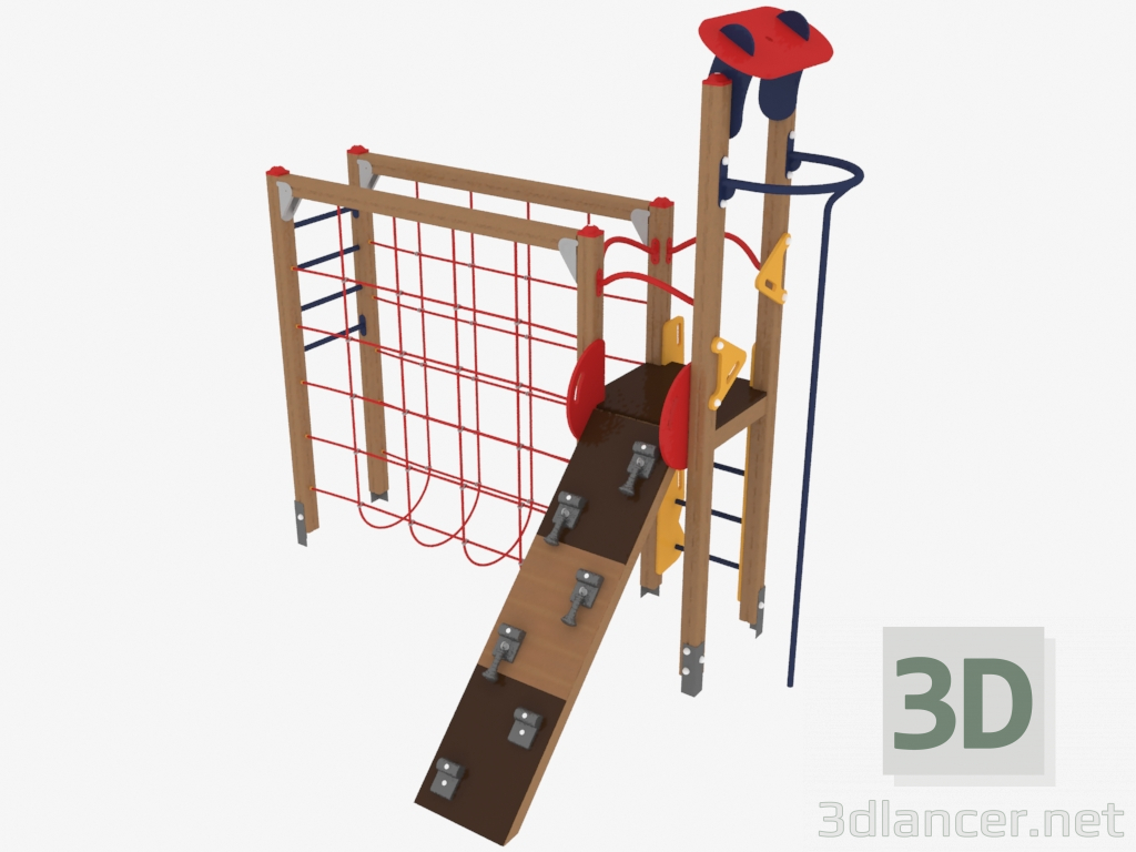 3d model Complejo deportivo infantil (7815) - vista previa