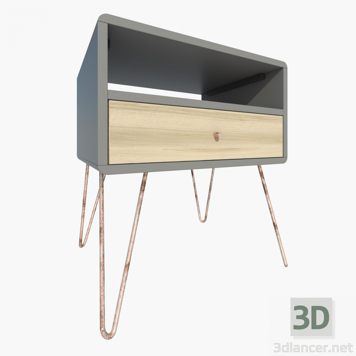 modello 3D Commode - anteprima