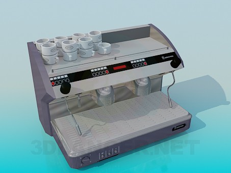 Modelo 3d Cafeteira para café - preview