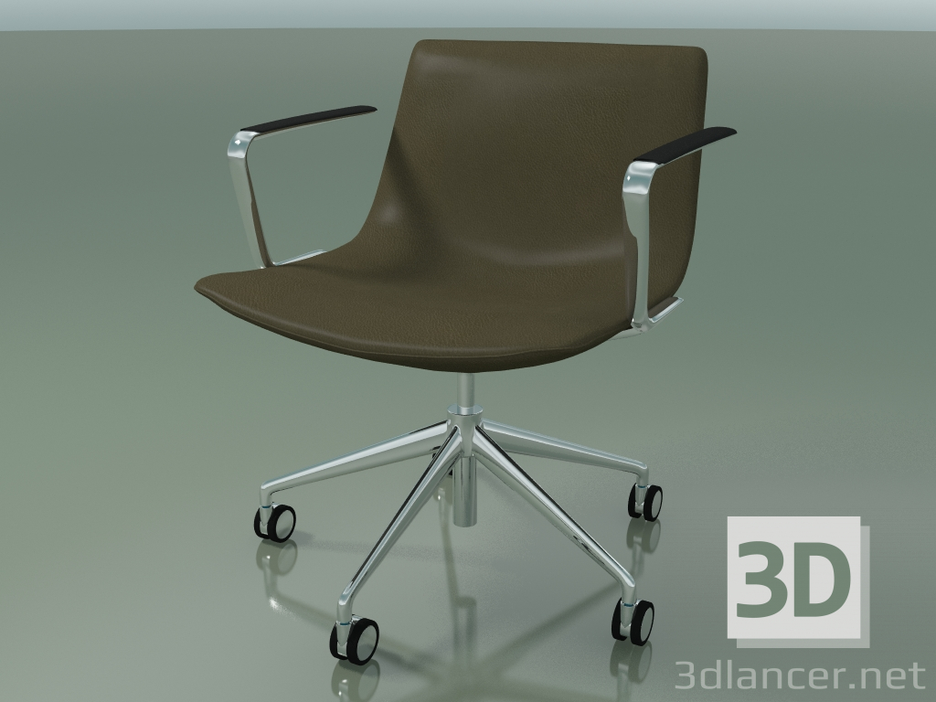 modèle 3D Chaise de bureau 2120CI (5 roues, avec accoudoirs) - preview