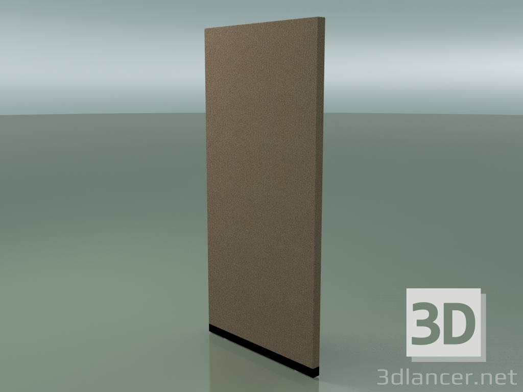 3d model Panel rectangular 6400 (132,5 x 63 cm, color único) - vista previa